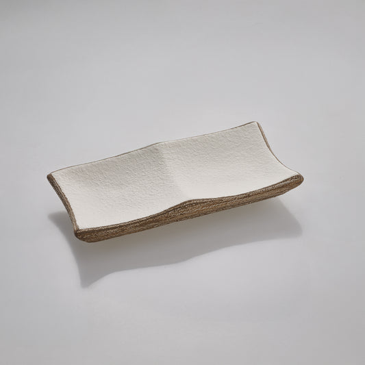 Centrotavola “Quadro” — Bicolore Bianco e Marrone(Slim)