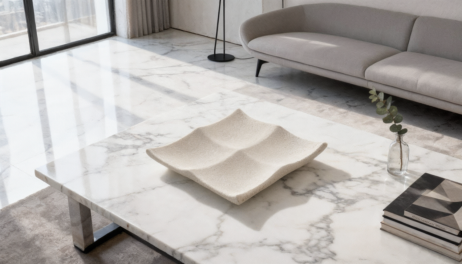 Collezione “Quadro” – Complementi in Ceramica dal Design Contemporaneo e Quadrato