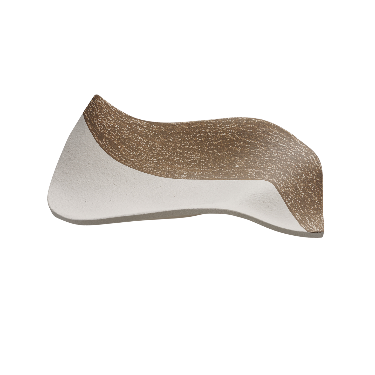 Centrotavola “Onda” — Bicolore Beige & Marrone