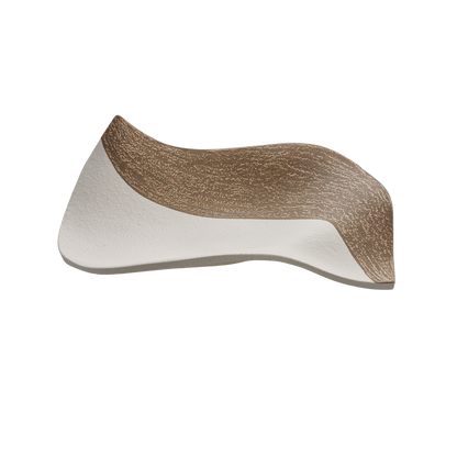 Centrotavola “Onda” — Bicolore Beige & Marrone