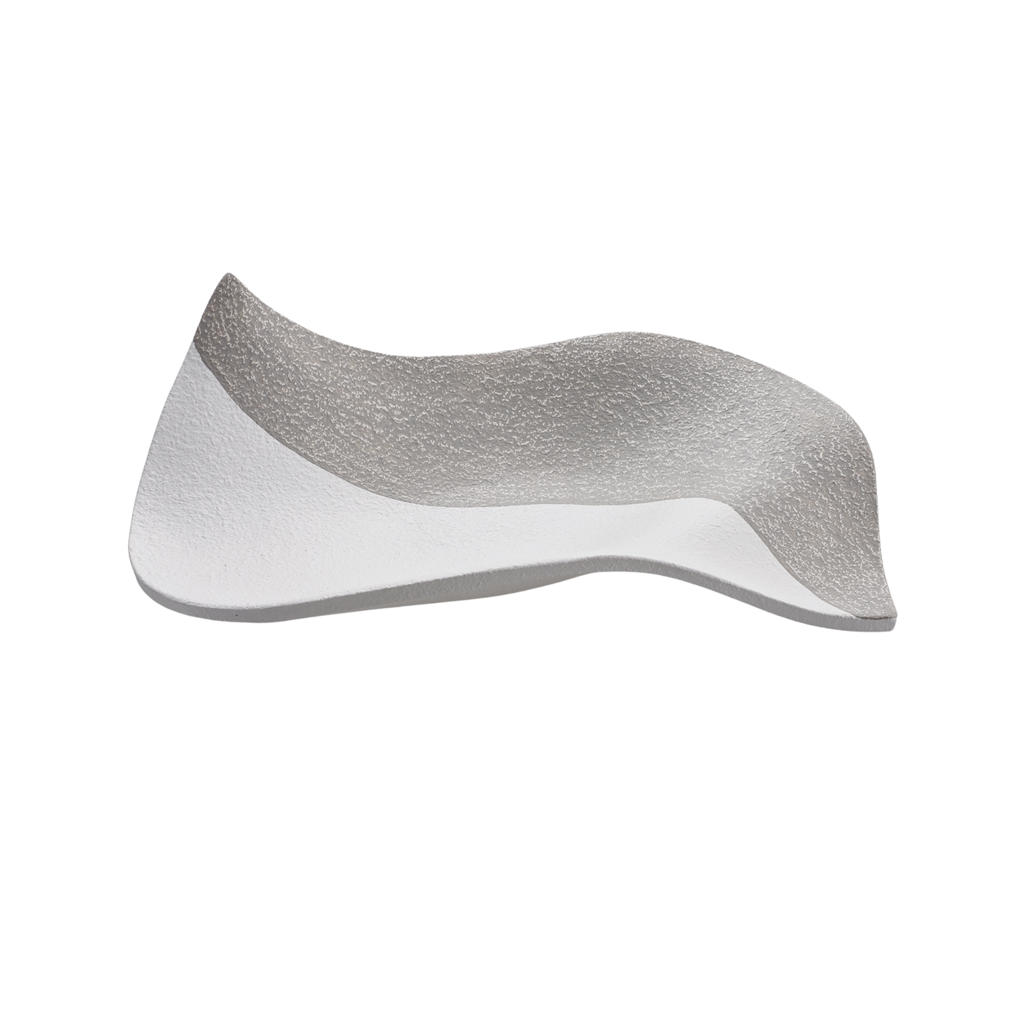 Centrotavola “Onda” — Bicolore Bianco & Grigio