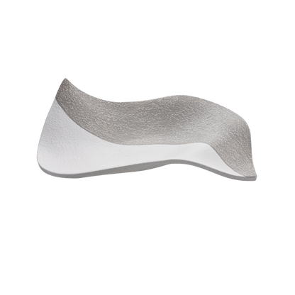 Centrotavola “Onda” — Bicolore Bianco & Grigio