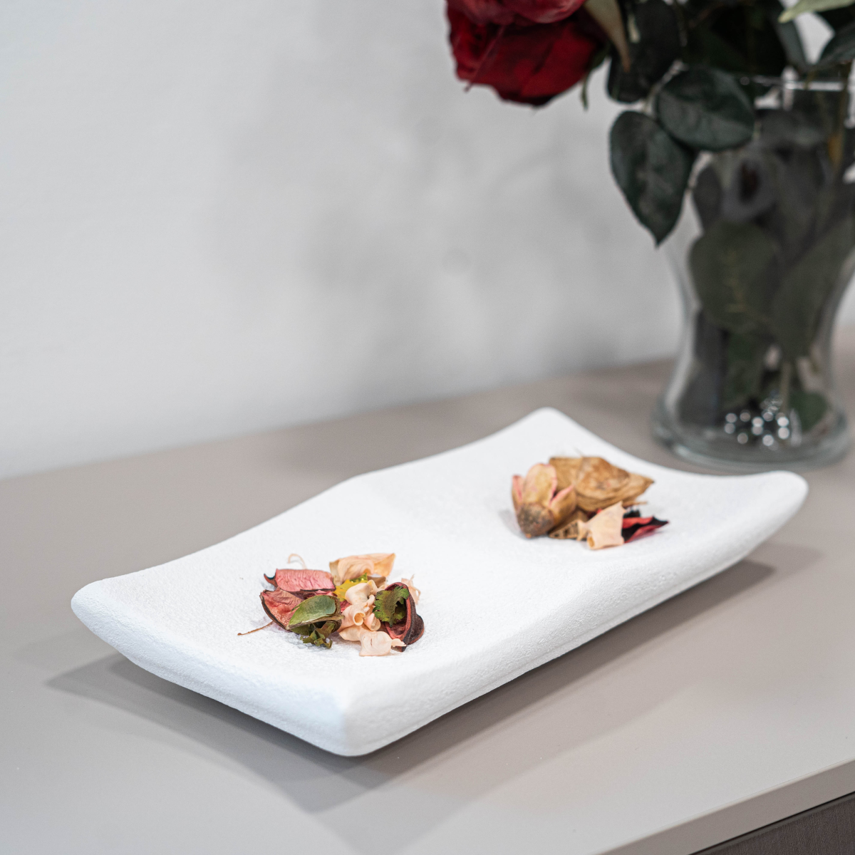 Centrotavola “Quadro” — Bianco (Slim)