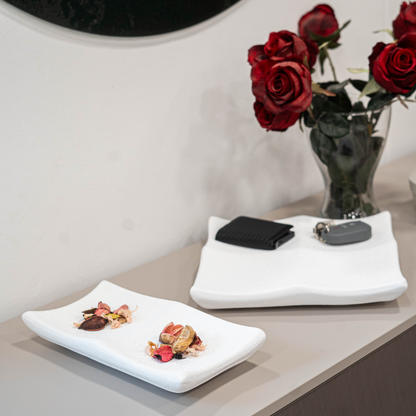Centrotavola “Quadro” — Bianco (Slim)