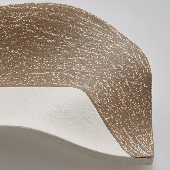 Centrotavola “Onda” — Bicolore Beige & Marrone