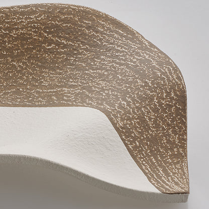 Centrotavola “Onda” — Bicolore Beige & Marrone