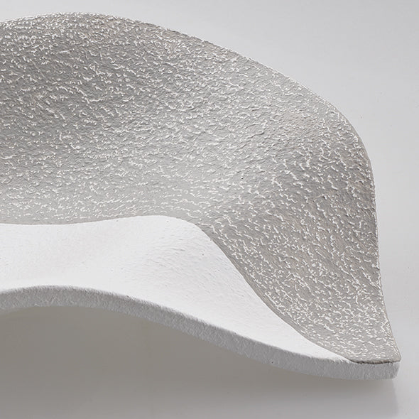 Centrotavola “Onda” — Bicolore Bianco & Grigio