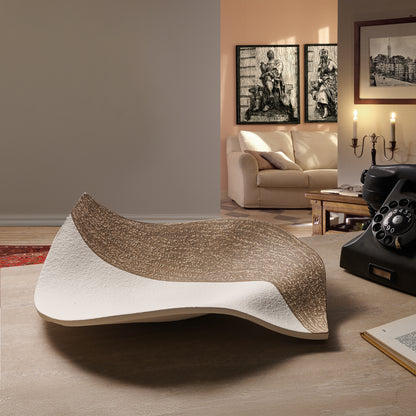 Centrotavola “Onda” — Bicolore Beige & Marrone