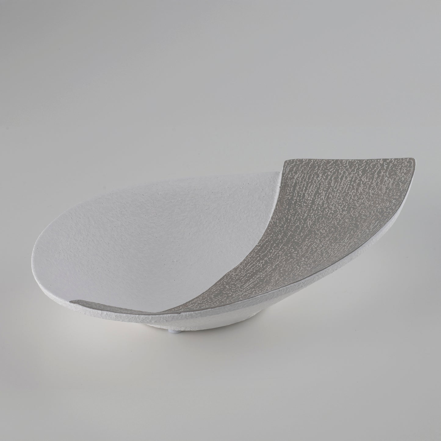 Centrotavola “Goccia” – Bicolore Bianco & Beige