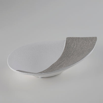 Centrotavola “Goccia” – Bicolore Bianco & Beige