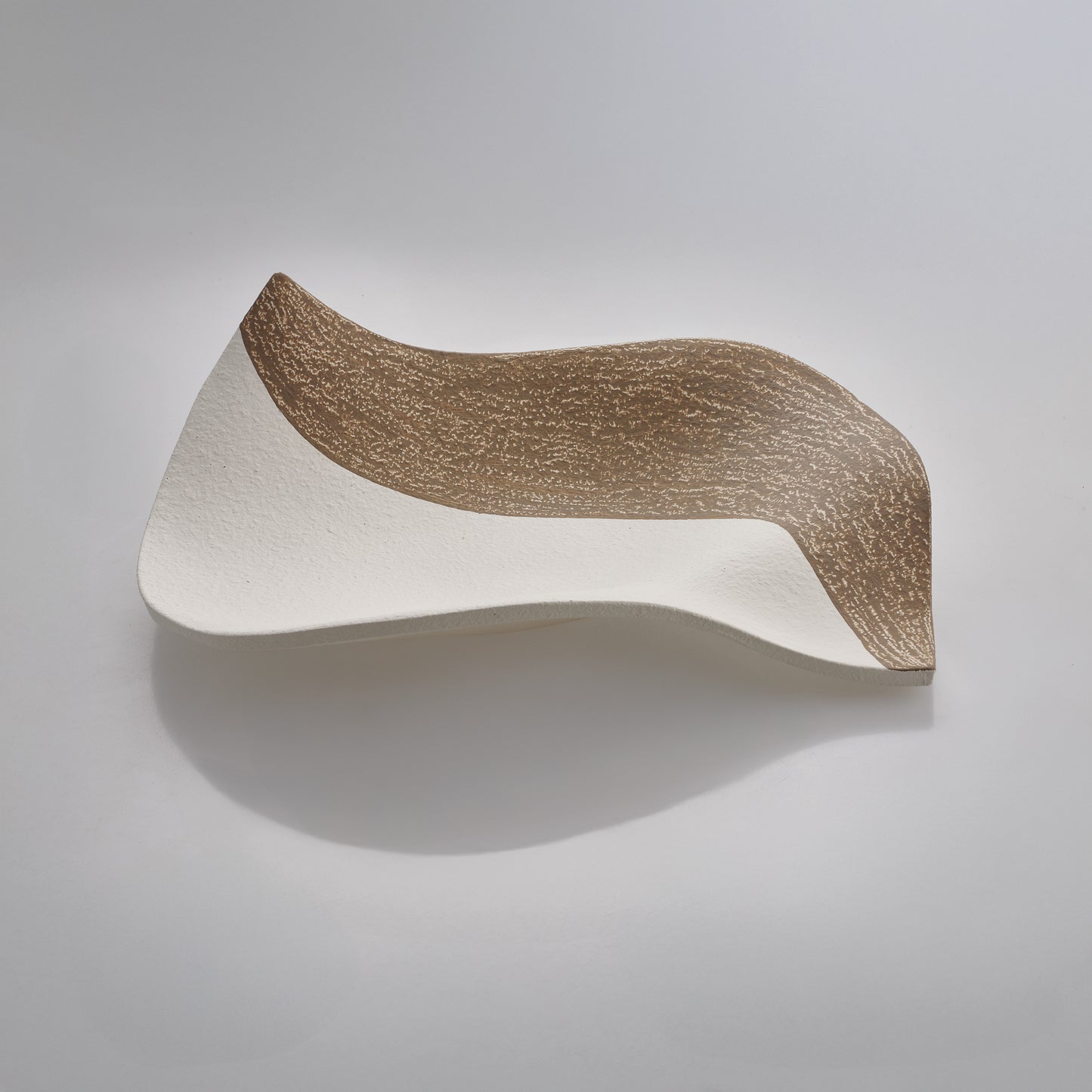 Centrotavola “Onda” — Bicolore Beige & Marrone