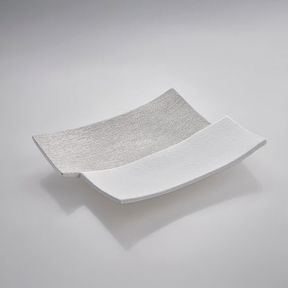 Centrotavola “Rettangolo” — Bicolore Bianco & Grigio