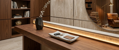 Centrotavola “Quadro” — Beige (Slim)